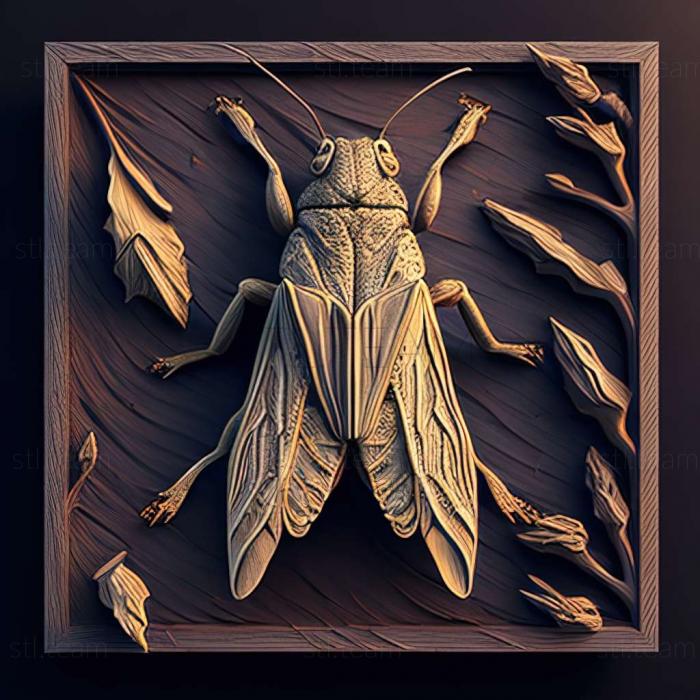 3D модель Tettigoniinae (STL)